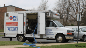 Carpet Cleaning Van