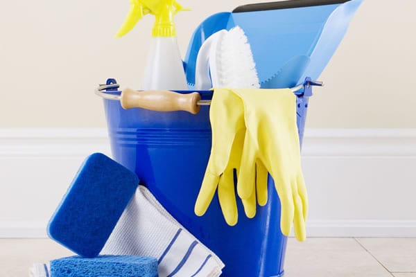 Bucket and mop - tools for maid service business and residential cleaning businesses